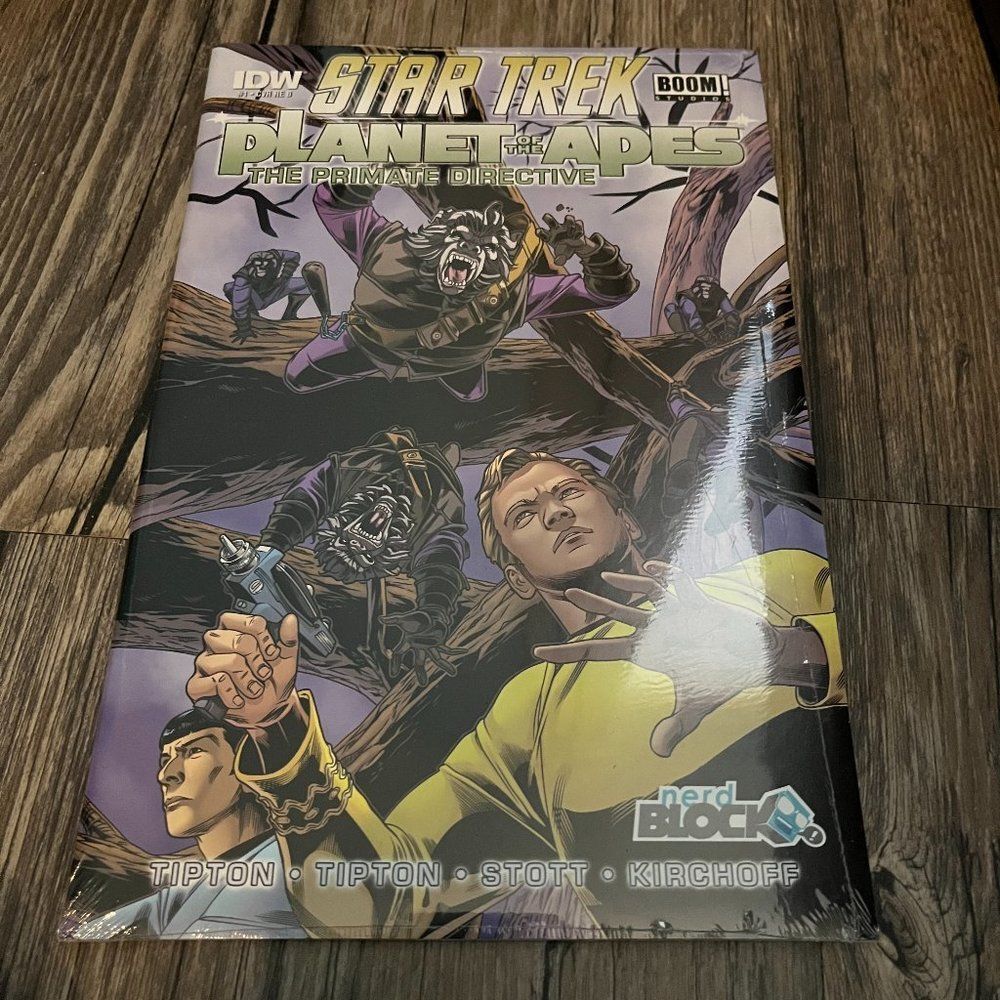 Sealed Star Trek Planet of the Apes The Primate Directive Nerd Block Exclusive